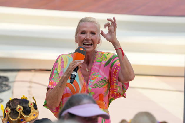 ZDF-Fernsehgarten 2026. Andrea (Kiwi) Kiewel im ZDF Fernsehgarten mit dem Motto Sommerparty am 28.06.2026 in Mainz. Mainz ZDF Fernsehgarten Rheinland-Pfalz