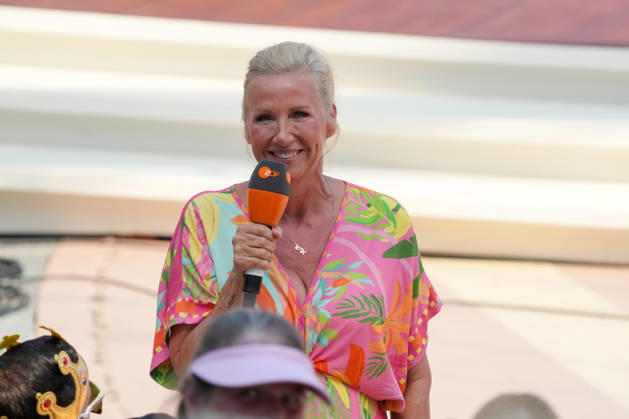 ZDF-Fernsehgarten 2026. Andrea (Kiwi) Kiewel im ZDF Fernsehgarten mit dem Motto Sommerparty am 28.06.2026 in Mainz. Mainz ZDF Fernsehgarten Rheinland-Pfalz