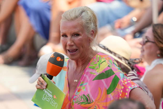 ZDF-Fernsehgarten 2026. Andrea (Kiwi) Kiewel im ZDF Fernsehgarten mit dem Motto Sommerparty am 28.06.2026 in Mainz. Mainz ZDF Fernsehgarten Rheinland-Pfalz