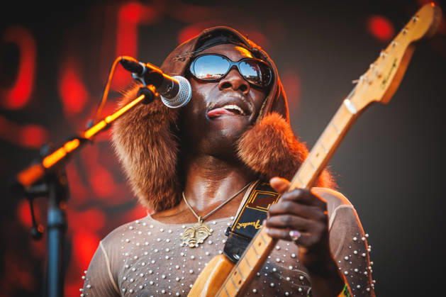 Grande Mahogany live at Roskilde Festival 2026 Roskilde, Denmark. 28th, June 2026. The Finnish-Ghanaian singer and multi-instrumentalist Grande Mahogany performs a live concert during the Danish music festival Roskilde Festival 2026 in Roskilde. Denmark, Roskilde  Copyright: xGonzalesxPhoto ChristianxHjorthx