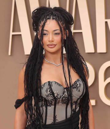 Tamera Kissen arrives on the red carpet for 26th annual BET Awards live telecast at the Peacock Theater in Los Angeles on Sunday, June 28, 2026. The BET Awards honors Black entertainers and other people of color in music, film, sports and philanthropy.  LAP20260628143 GREGxGRUDT