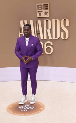 Skeet Carter arrives on the red carpet for 26th annual BET Awards live telecast at the Peacock Theater in Los Angeles on Sunday, June 28, 2026. The BET Awards honors Black entertainers and other people of color in music, film, sports and philanthropy.  LAP20260628149 GREGxGRUDT