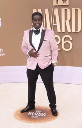 Gary Johnson aka G Thang arrives on the red carpet for 26th annual BET Awards live telecast at the Peacock Theater in Los Angeles on Sunday, June 28, 2026. The BET Awards honors Black entertainers and other people of color in music, film, sports and philanthropy.  LAP20260628134 GREGxGRUDT