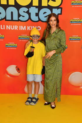 Cathy Hummels mit Sohn Ludwig Deutschlandpremiere Minions &Monster Mathäser Filmpalast München 28. Juni 2026
