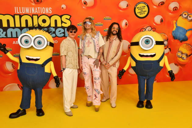 Georg Listing, Bill und Tom Kaulitz Deutschlandpremiere Minions &Monster Mathäser Filmpalast München 28. Juni 2026
