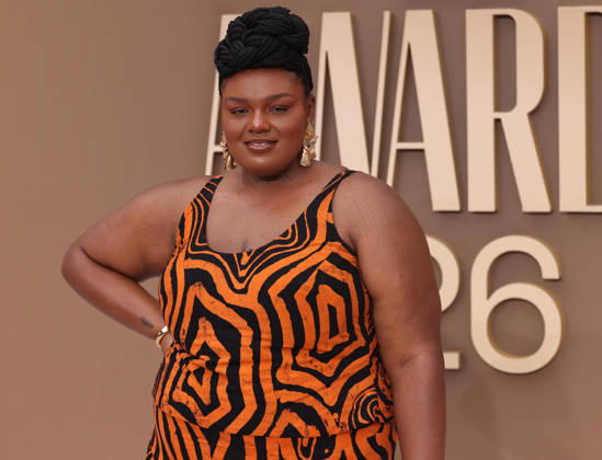 Brigethia Guins-Jamison arrives on the red carpet for 26th annual BET Awards live telecast at the Peacock Theater in Los Angeles on Sunday, June 28, 2026. The BET Awards honors Black entertainers and other people of color in music, film, sports and philanthropy.  LAP20260628224 GREGxGRUDT