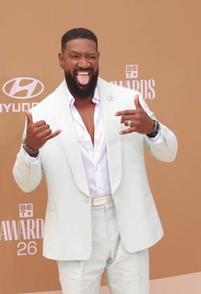Bryan Terrell Clark arrives on the red carpet for 26th annual BET Awards live telecast at the Peacock Theater in Los Angeles on Sunday, June 28, 2026. The BET Awards honors Black entertainers and other people of color in music, film, sports and philanthropy.  LAP20260628241 GREGxGRUDT