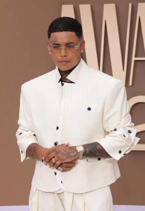 Kwn arrives on the red carpet for 26th annual BET Awards live telecast at the Peacock Theater in Los Angeles on Sunday, June 28, 2026. The BET Awards honors Black entertainers and other people of color in music, film, sports and philanthropy.  LAP20260628254 GREGxGRUDT