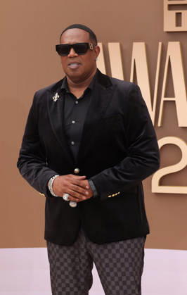 Master P arrives on the red carpet for 26th annual BET Awards live telecast at the Peacock Theater in Los Angeles on Sunday, June 28, 2026. The BET Awards honors Black entertainers and other people of color in music, film, sports and philanthropy.  LAP20260628274 GREGxGRUDT
