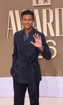 Jaafar Jackson arrives on the red carpet for 26th annual BET Awards live telecast at the Peacock Theater in Los Angeles on Sunday, June 28, 2026. The BET Awards honors Black entertainers and other people of color in music, film, sports and philanthropy.  LAP20260628280 GREGxGRUDT