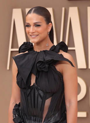 Brittany Brazil arrives on the red carpet for 26th annual BET Awards live telecast at the Peacock Theater in Los Angeles on Sunday, June 28, 2026. The BET Awards honors Black entertainers and other people of color in music, film, sports and philanthropy.  LAP20260628330 GREGxGRUDT