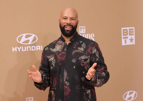 Common arrives on the red carpet for 26th annual BET Awards live telecast at the Peacock Theater in Los Angeles on Sunday, June 28, 2026. The BET Awards honors Black entertainers and other people of color in music, film, sports and philanthropy.  LAP20260628351 GREGxGRUDT