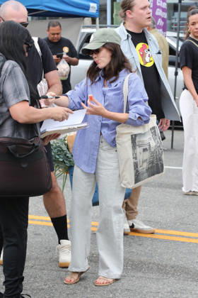 Celebrities shopping at Tthe Farmers Market In Studio City ** ** Featuring: Lucy Hale Where: Studio City, California, United States When: 28 Jun 2026 Credit: H2Y INSTARimages EDITORIAL USE ONLY. NOT FOR USE BY NEWSPAPERS BASED IN THE UK. Copyright: xx instar55814487