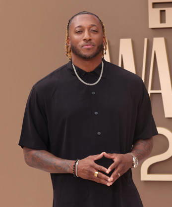 Lecrae Moore arrives on the red carpet for 26th annual BET Awards live telecast at the Peacock Theater in Los Angeles on Sunday, June 28, 2026. The BET Awards honors Black entertainers and other people of color in music, film, sports and philanthropy.  LAP20260628399 GREGxGRUDT