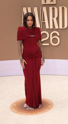 Kehlani arrives on the red carpet for 26th annual BET Awards live telecast at the Peacock Theater in Los Angeles on Sunday, June 28, 2026. The BET Awards honors Black entertainers and other people of color in music, film, sports and philanthropy.  LAP20260628400 GREGxGRUDT