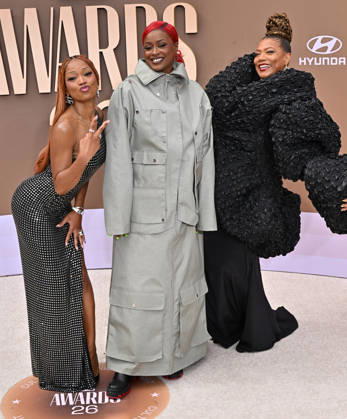 2026 BET Awards Keke Palmer, Tierra Whack and Queen Latifah arriving to the 2026 BET Awards held at the Peacock Theater on June 28, 2026 in Los Angeles, CA. Los Angeles Peacock Theater California USA Copyright: xStarbuck xAFF-USA.COMx