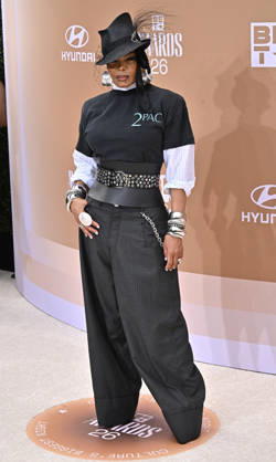 2026 BET Awards Janet Jackson arriving to the 2026 BET Awards held at the Peacock Theater on June 28, 2026 in Los Angeles, CA. Los Angeles Peacock Theater California USA Copyright: xStarbuck xAFF-USA.COMx