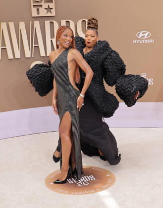 BET Awards 2026 - Red Carpet Keke Palmer, Queen Latifah attend the 2026 BET Awards at Peacock Theater on June 28, 2026 in Los Angeles, California. Los Angeles California United States Copyright: xCraSH imageSPACEx