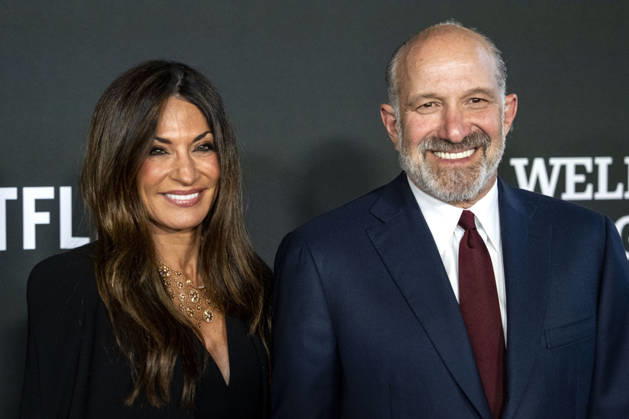 Allison Lutnick and U.S. Secretary of Commerce Howard Lutnick arrive on the red carpet before the 27th Mark Twain Prize for American Humor Award at the Kennedy Center for the Performing Arts in Washington DC on Sunday, June 28, 2026. WAP20260628324 BONNIExCASH