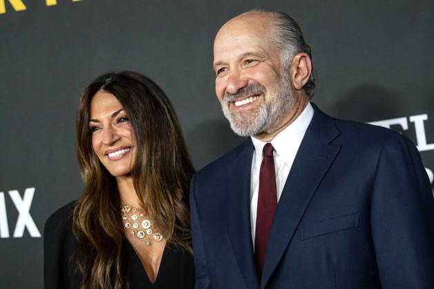 Allison Lutnick and U.S. Secretary of Commerce Howard Lutnick arrive on the red carpet before the 27th Mark Twain Prize for American Humor Award at the Kennedy Center for the Performing Arts in Washington DC on Sunday, June 28, 2026.  WAP20260628327 BONNIExCASH