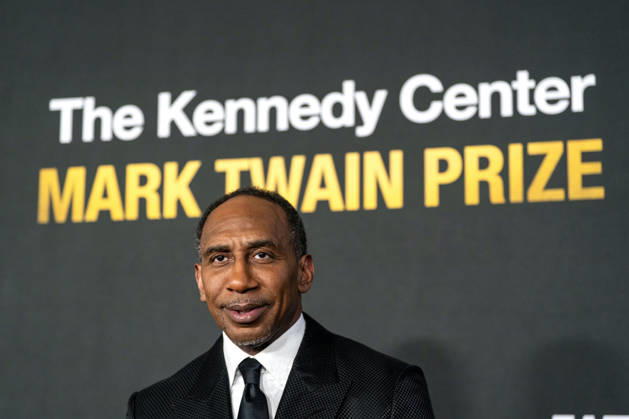 Stephen A. Smith arrives on the red carpet before the 27th Mark Twain Prize for American Humor Award at the Kennedy Center for the Performing Arts in Washington DC on Sunday, June 28, 2026. WAP20260628379 BONNIExCASH