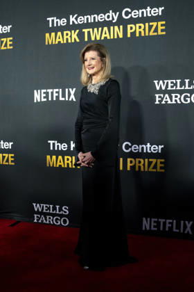 Arianna Huffington arrives on the red carpet before the 27th Mark Twain Prize for American Humor Award at the Kennedy Center for the Performing Arts in Washington DC on Sunday, June 28, 2026.  WAP20260628319 BONNIExCASH