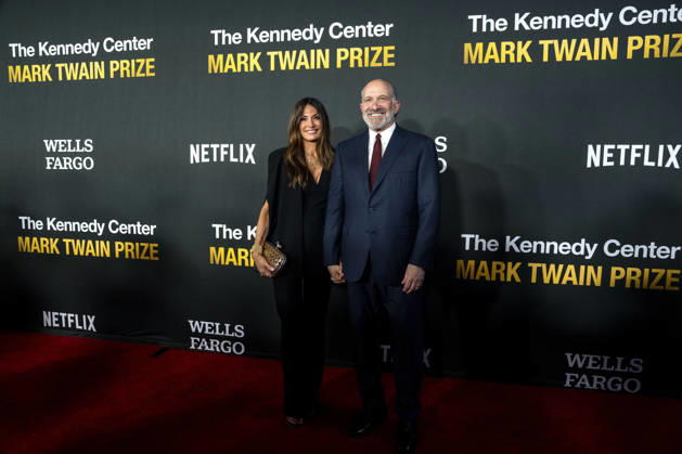 Allison Lutnick and U.S. Secretary of Commerce Howard Lutnick arrive on the red carpet before the 27th Mark Twain Prize for American Humor Award at the Kennedy Center for the Performing Arts in Washington DC on Sunday, June 28, 2026. WAP20260628326 BONNIExCASH