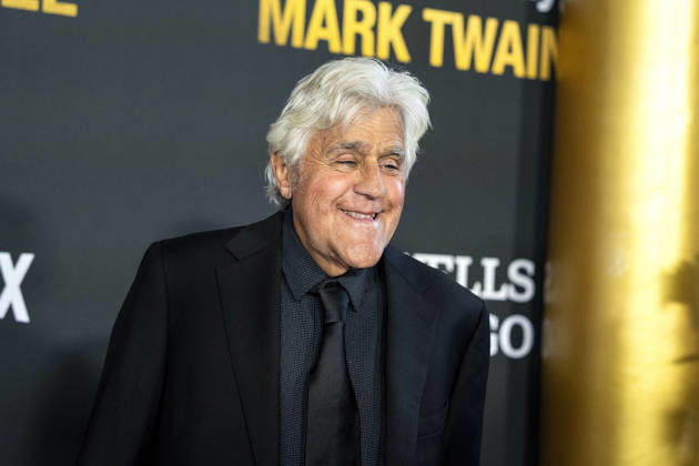 Jay Leno arrives on the red carpet before the 27th Mark Twain Prize for American Humor Award at the Kennedy Center for the Performing Arts in Washington DC on Sunday, June 28, 2026.  WAP20260628339 BONNIExCASH