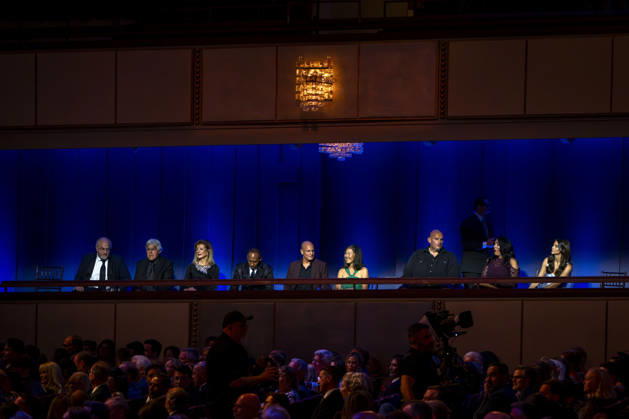 Guests of Bill Maher look on during the 27th Mark Twain Prize for American Humor Award at the Kennedy Center for the Performing Arts in Washington DC on Sunday, June 28, 2026.  WAP20260628374 BONNIExCASH