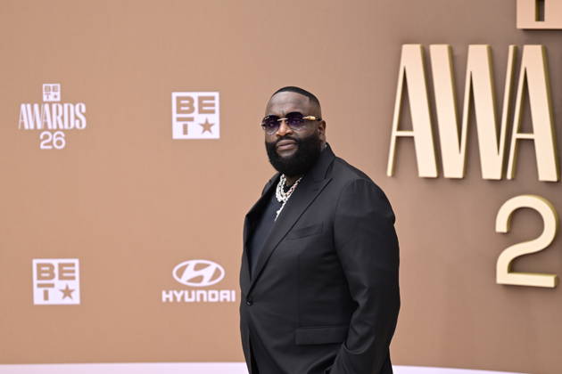 CA: BET Awards 2026 - Arrivals Rick Ross attends the 2025 BET Awards at Peacock Theater on June 28, 2026 in Los Angeles, California. Los Angeles United States Copyright: xWestonxHancockx xSOPAxImagesx Weston Hancock June 28 - 2282