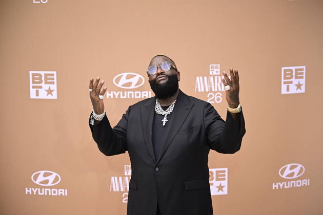 CA: BET Awards 2026 - Arrivals Rick Ross attends the 2025 BET Awards at Peacock Theater on June 28, 2026 in Los Angeles, California. Los Angeles United States Copyright: xWestonxHancockx xSOPAxImagesx Weston Hancock June 28 - 2284