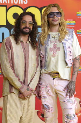 Tom Kaulitz und Bill Kaulitz bei der Premiere des Animationsfilms Minions & Monster Minions & Monsters im Mathäser Filmpalast. München, 28.06.2026