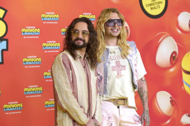 Tom Kaulitz und Bill Kaulitz bei der Premiere des Animationsfilms Minions & Monster Minions & Monsters im Mathäser Filmpalast. München, 28.06.2026