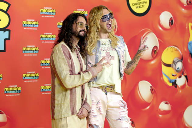Tom Kaulitz und Bill Kaulitz bei der Premiere des Animationsfilms Minions & Monster Minions & Monsters im Mathäser Filmpalast. München, 28.06.2026