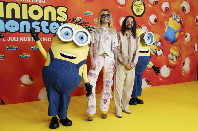 Bill Kaulitz und Tom Kaulitz bei der Premiere des Animationsfilms Minions & Monster Minions & Monsters im Mathäser Filmpalast. München, 28.06.2026