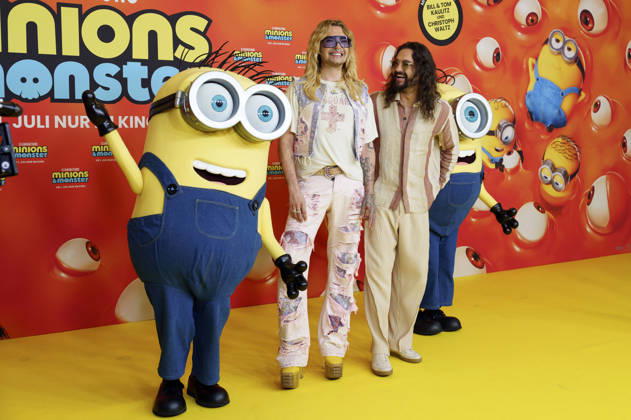 Bill Kaulitz und Tom Kaulitz bei der Premiere des Animationsfilms Minions & Monster Minions & Monsters im Mathäser Filmpalast. München, 28.06.2026