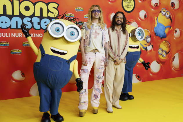 Bill Kaulitz und Tom Kaulitz bei der Premiere des Animationsfilms Minions & Monster Minions & Monsters im Mathäser Filmpalast. München, 28.06.2026
