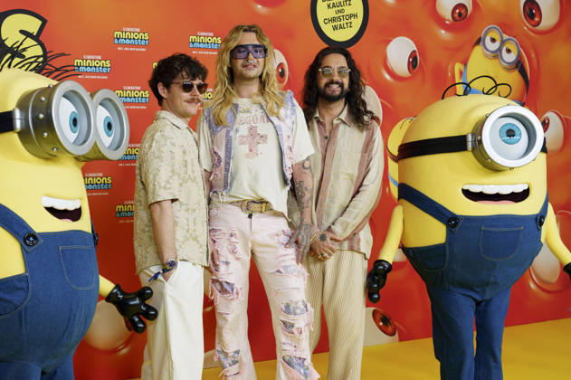 Georg Listing, Bill Kaulitz und Tom Kaulitz bei der Premiere des Animationsfilms Minions & Monster Minions & Monsters im Mathäser Filmpalast. München, 28.06.2026