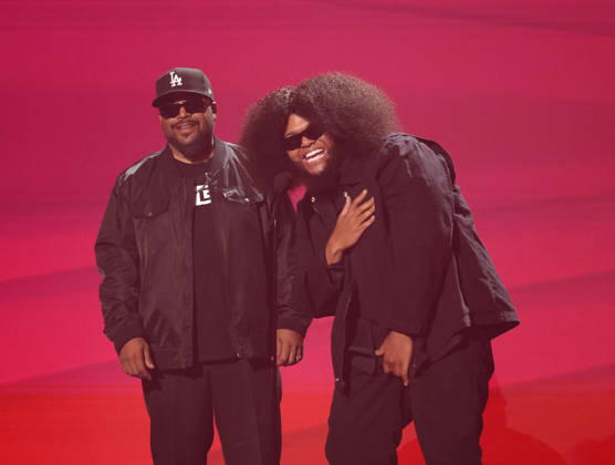 2026 BET Awards - Show Ice Cube, Druski speak onstage during the 2026 BET Awards at Peacock Theater on June 28, 2026 in Los Angeles, California. Los Angeles Peacock Theater California United States Copyright: xCraSH imageSPACEx