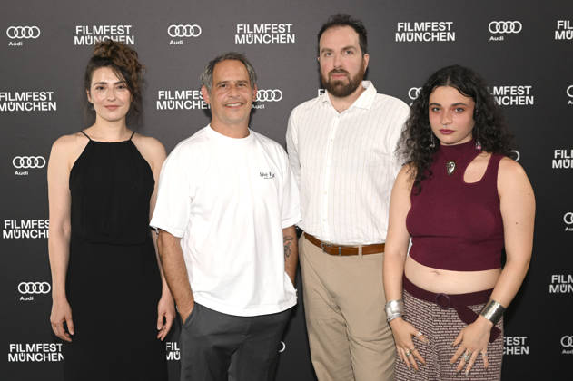 Seyneb Saleh, Moritz Bleibtreu, Jonathan Benedict Behr und Anna Shirin Habedank bei der Premiere der ARD-Miniserie Ritus auf dem 43. Filmfest München 2026 in der Astor Film Lounge im Arri Kino. München, 28.06.2026
