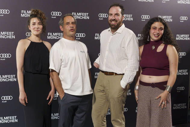 Seyneb Saleh, Moritz Bleibtreu, Jonathan Benedict Behr und Anna Shirin Habedank bei der Premiere der ARD-Miniserie Ritus auf dem 43. Filmfest München 2026 in der Astor Film Lounge im Arri Kino. München, 28.06.2026