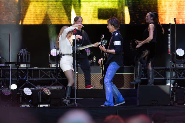 Roxette, Live Back Again, Schloßplatz, Coburg Concert, Live Music Roxette, Live Back Again 28 Jun 2026 Schloßplatz, Coburg, Germany Image: Per Gessle and Lena Philipsson, of Rosette, preform in the Schloßplatz, Coburg. Copyright: xPresseFotoxEvansx