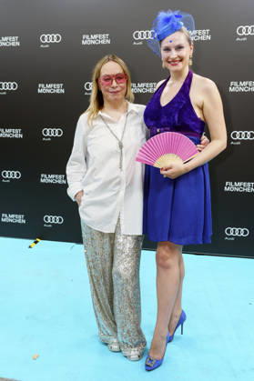 Miriam Dehne mit Gast bei der Premiere der ARD-Miniserie Selling Sex auf dem 43. Filmfest München 2026 im City Kino. München, 28.06.2026