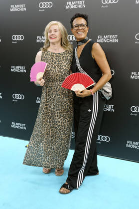 Stella Mancini und Mo Asumang bei der Premiere der ARD-Miniserie Selling Sex auf dem 43. Filmfest München 2026 im City Kino. München, 28.06.2026