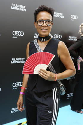 Mo Asumang bei der Premiere der ARD-Miniserie Selling Sex auf dem 43. Filmfest München 2026 im City Kino. München, 28.06.2026