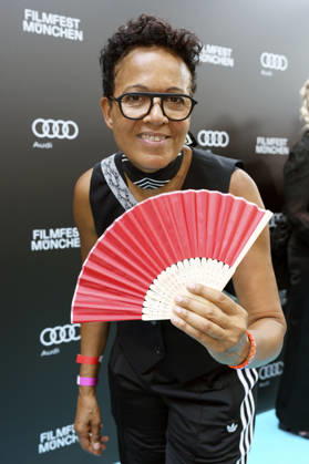 Mo Asumang bei der Premiere der ARD-Miniserie Selling Sex auf dem 43. Filmfest München 2026 im City Kino. München, 28.06.2026