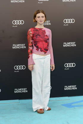 Carla Huttermann bei der Premiere des Kinofilms Everytime auf dem 43. Filmfest München 2026 in der Hochschule für Fernsehen und Film. München, 28.06.2026