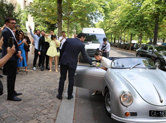 SEMI-EXCLUSIF: Mariage de Thylane Blondeau et de Benjamin Attal Ã la mairie du 16eme arrondissement de Paris, Thylane Blondeau et Benjamin Attal - SEMI-EXCLUSIF: Mariage de Thylane Blondeau et de Benjamin Attal Ã la mairie du 16eme arrondissement de Paris, le 29 juin Thylane Blondeau get married with Benjamin Attal in Paris. In 2006, at the age of six, Thylane Blondeau appeared in a magazine, where she was described as the most beautiful little girl in the world ..  Copyright: xFCY+KNRx