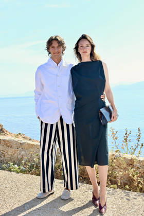Le Bonheur By Jacquemus Photocall FC Vassili Schneider and Magdalena Kulicka attends the Le Bonheur By Jacquemus photocall at Phare de la Pietra, Corsica on June 29, 2026 in L Ile-Rousse, France.. Photo by Franck Castel ABACAPRESS.COM Corsica France  Copyright: xCastelxFranck ABACAx