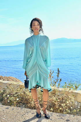 Le Bonheur By Jacquemus Photocall FC Quenlin Blackwell attends the Le Bonheur By Jacquemus photocall at Phare de la Pietra, Corsica on June 29, 2026 in L Ile-Rousse, France.. Photo by Franck Castel ABACAPRESS.COM Corsica France  Copyright: xCastelxFranck ABACAx